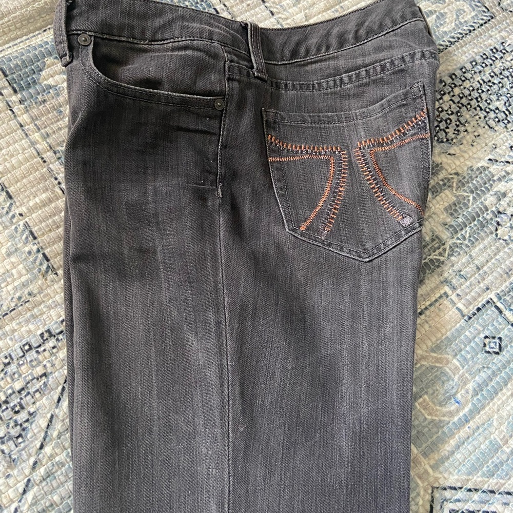 Seven Grey Wash Bootcut Jeans